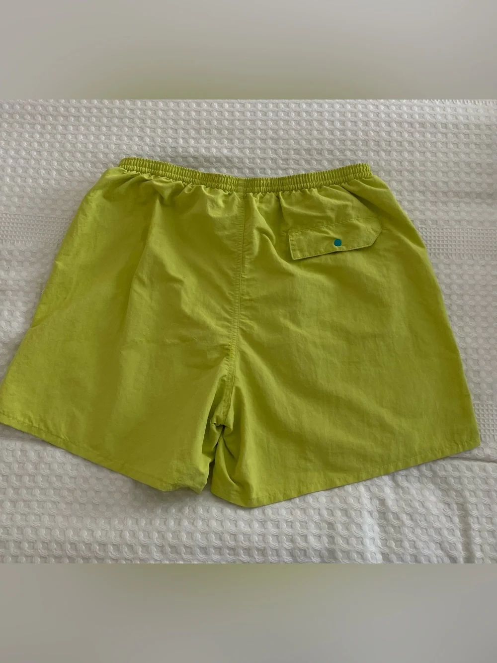 Patagonia Men's Bright Yellow-Green Swim Shorts